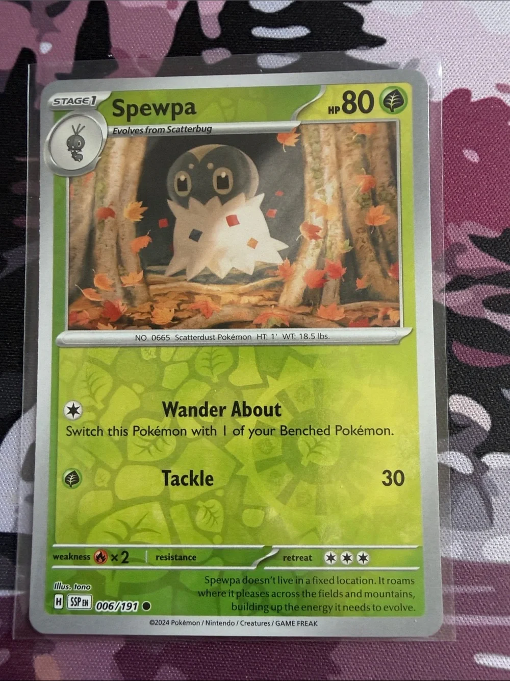 🦋 Scatterbug, Spewpa & Vivillon Evolution Pokémon Lot | Reverse Holo ✨5/$25✨
